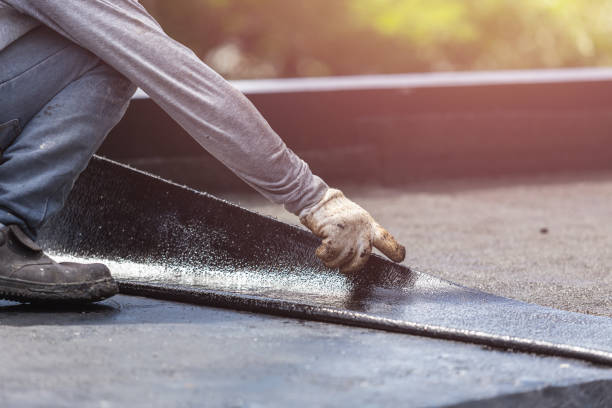 Professional Basement Waterproofing technician working in Endeavor, WI